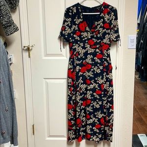 Madewell Size 4 Midi Floral Dress